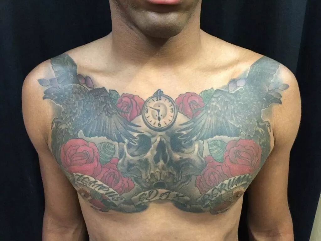 tattoo, chest