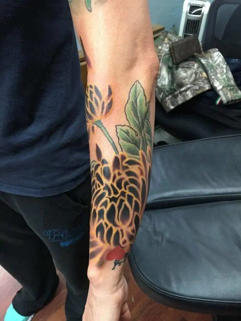 Tattoo, flower