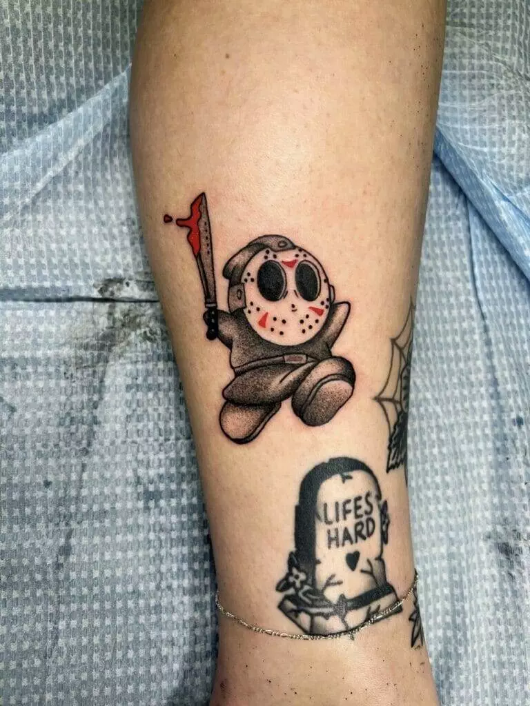 Friday the 13th jason tattoo.