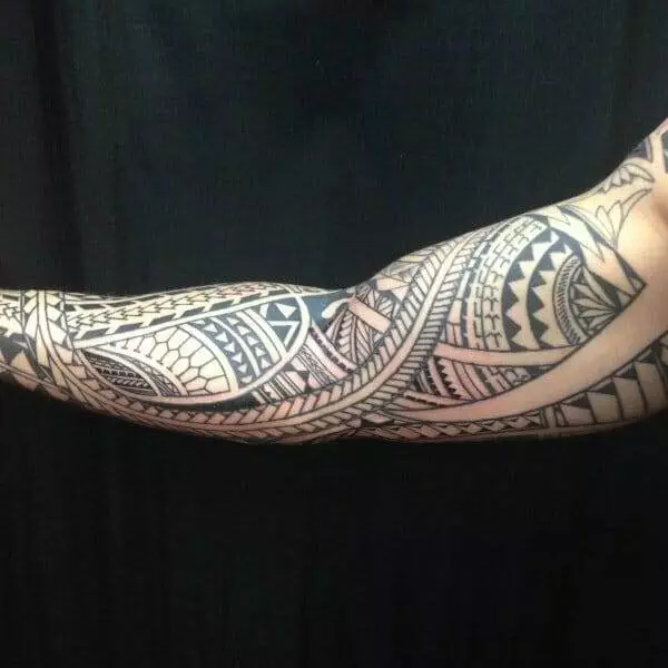 tribal tattoo, man