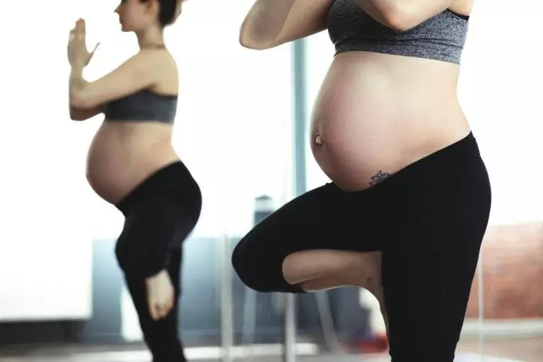 Woman Doing Yoga